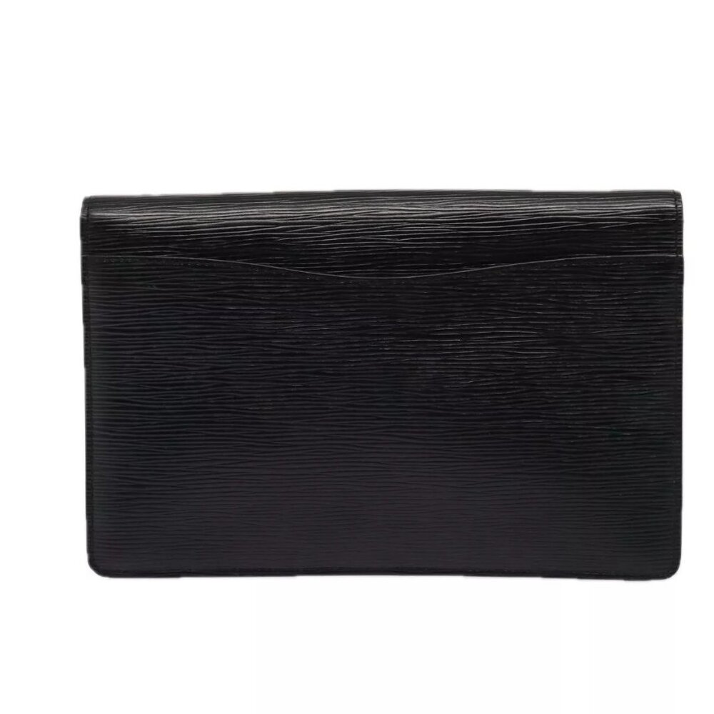 LOUIS VUITTON Epi Montaigne 27 Clutch Bag Black - Picture 12 of 16
